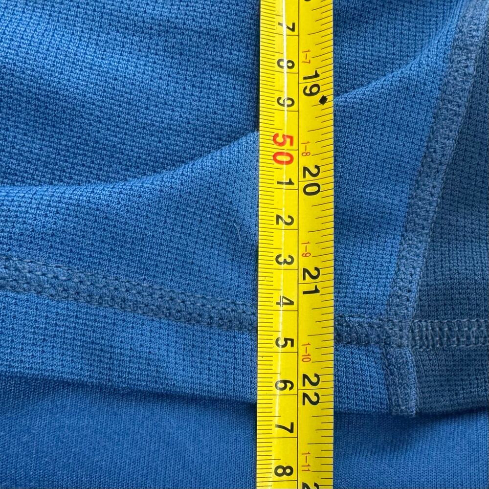 Mens LL BEAN Blue Size Small Outdoor Long Sleeve 1/4 Zip Polyester - Picture 8 of 8